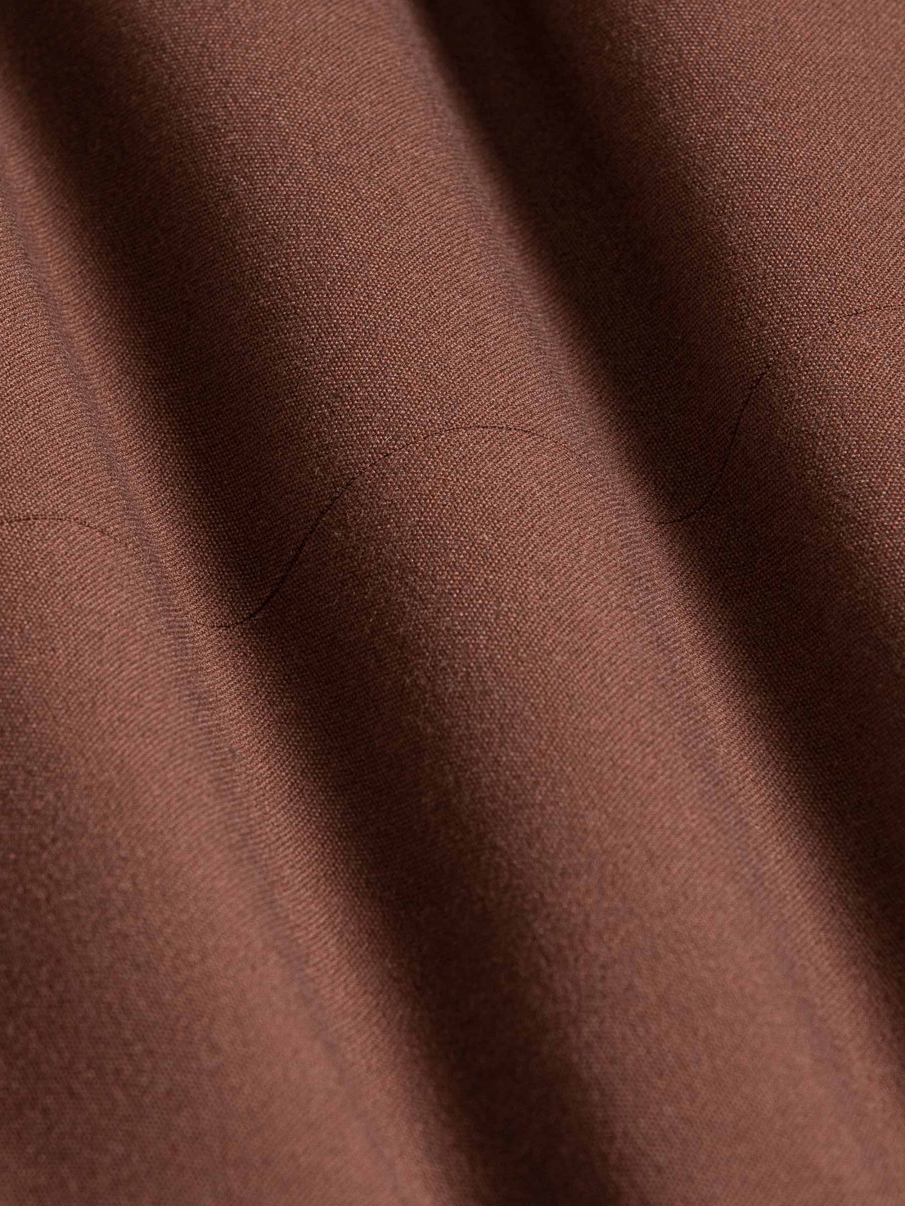 Slim Fit Brown Textured Colbert